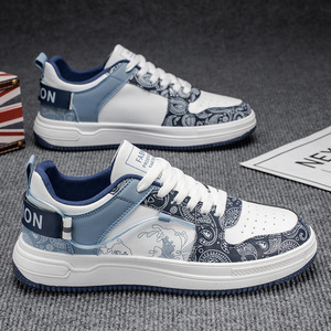 2026 Summer New Trendy, Versatile, Breathable, Casual White Sneakers with Soft Bottom for Men, One-Piece <b>Slide</b> Sandals - Product Image 3