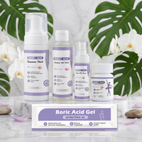 Kit de Soins Intimes Féminins 5-en-1 : Capsules d'Acide Borique et Gel Nettoyant Antibactérien pour le Contrôle des Odeurs (Vente en Gros)