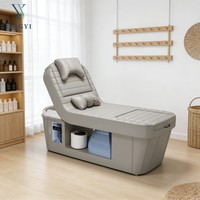 Salon moderne, spa capillaire japonais, lavage de cheveux, pédicure, spa pour les pieds, massage thaïlandais, lit de lavage de cheveux, thérapie capillaire