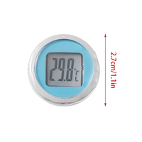 Thermomètre Numérique étanche Pour Moto - Affichage Celsius - Adhésif Double Face