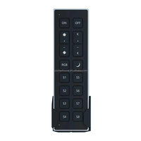 Télécommande sans fil pour scène de lumière et de couleur Télécommande intelligente en métal