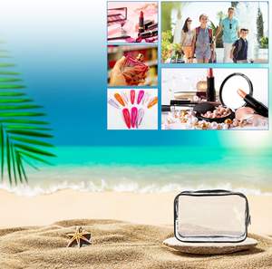 Bolsas de Maquillaje Promocionales OEM Más Vendidas, Bolsas y Estuches de Cosméticos de PVC Ecológicos, Impresión de Logotipo Personalizado - Product Image 6