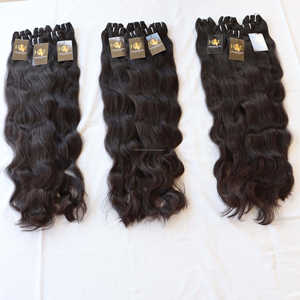 วิกผมคน,ผมคนเวียดนามดิบมัดผมบริสุทธิ์เกรด12a วาดคู่อินเดียดิบต่อผมทอ - Product Image 2