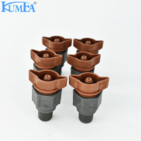 KUMEA Buse à cône complet en plastique à clipser 1/4 pouce QPPA QPHA pour raccord de tuyau de lavage
