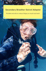 Junta Universal de Aluminio de Alta Presión y Calidad de 90 Grados para Equipo de Buceo, Negra, para Todas las Estaciones - Product Image 6