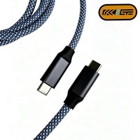 Pabrik Kabel Kustom Kabel Data USB-C Nylon Berkualitas Tinggi 100W 10Gbps PD Pengisian Cepat Tahan Lama Kabel Sinkronisasi Terjalin untuk Kamera