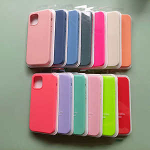 <span class=keywords><strong>Funda</strong></span> oficial de silicona líquida sin logotipo para teléfonos Apple <span class=keywords><strong>Iphone</strong></span> 17 16 15 14 13 12 11 Pro Max <span class=keywords><strong>funda</strong></span> trasera blanda <span class=keywords><strong>Original</strong></span> - Product Image 1