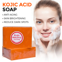 Perawatan Kulit Asam Kojic Alami OEM, Paket Pencerah Pemutih Kulit Organik Anti Penuaan