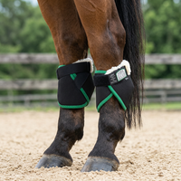Protège-arthrose Click Hock Shield Ultra pour chevaux, entièrement enveloppants, doublés polaire, en néoprène, légers, pour articulations arthritiques et blessées, paire