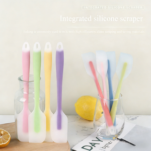 Set di Spatole in Silicone Personalizzate da 72g, Pieghevoli, Resistenti al Calore, Lavabili in Lavastoviglie, Utensili da Cucina in Un Unico Pezzo, Grandi <span class=keywords><strong>e</strong></span> Piccole per Torte <span class=keywords><strong>e</strong></span> Pasticceria - Product Image 3