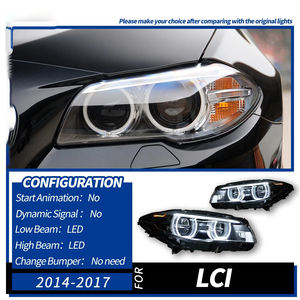 Faros delanteros LED de estilo de coche de 12V de Calidad 2010-2016 para <span class=keywords><strong>BMW</strong></span> 5 Series F10 <span class=keywords><strong>520i</strong></span> 525i 530i F18 6000K luces de coche de temperatura de Color - Product Image 5