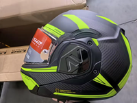 Casques intégraux modulables ECE 22 06 LS2 FF906 pour moto, double visière intégrée, Capacete Casque Casco Moto