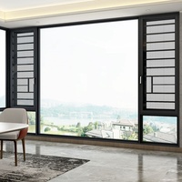 Système de porte à cadre en acier HORMANN pour salon moderne, balcon, isolation phonique, persienne extérieure à pont thermique brisé