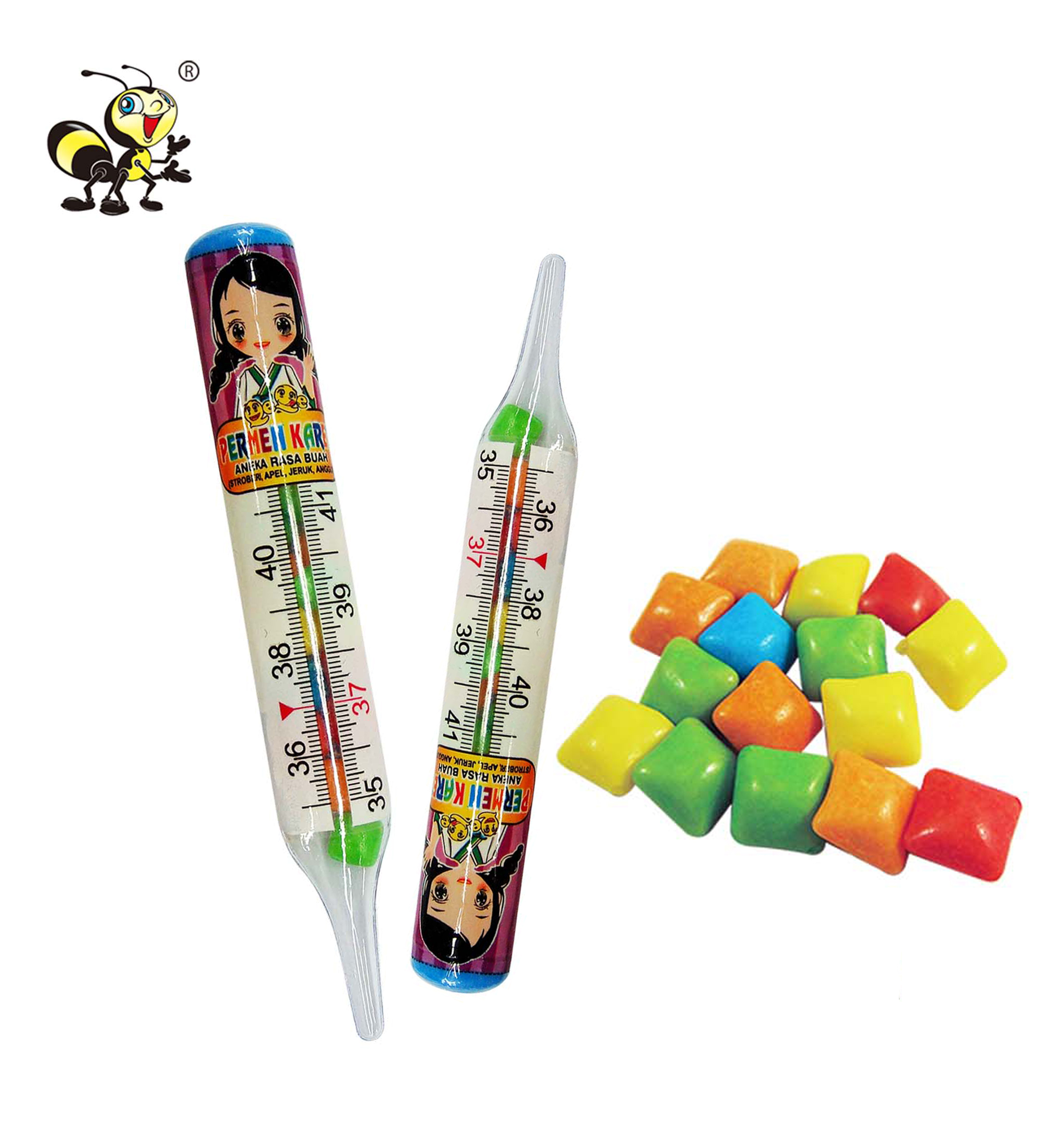 Детский милый термометр, пластиковые конфеты, десны, жвачка, сладкая конфета, заполненная жвачкой, игрушки