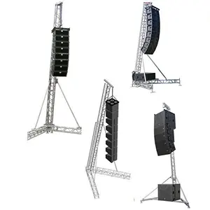 Armazón de torre de aleación para iluminación de líneas, conjunto de altavoces de aluminio