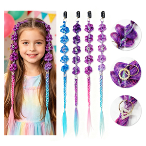 Nuovissimi Accessori <span class=keywords><strong>per</strong></span> Capelli Intrecciati a Mano <span class=keywords><strong>per</strong></span> <span class=keywords><strong>Bambini</strong></span>, Fibra a Bassa Temperatura, <span class=keywords><strong>Trecce</strong></span> <span class=keywords><strong>per</strong></span> <span class=keywords><strong>Bambini</strong></span> - Product Image 1