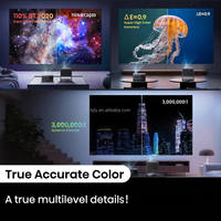 Projecteur laser 4K tricolore C2 Pro de même style, portable pour réunions d'affaires, 4000 lumens, zoom optique 1.0-1.5:1, HDR10 pris en charge