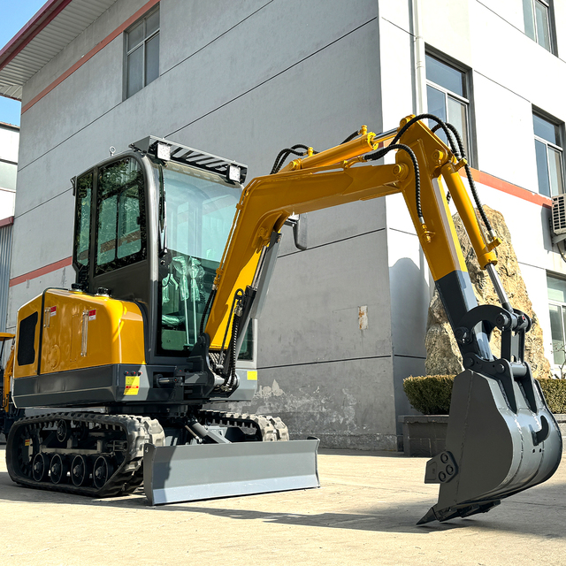 Free Shipping 3Ton Farm Mini Excavator Earth-moving Machinery Digger Excavadora Hydraulic Mini Crawler Small Excavator Price