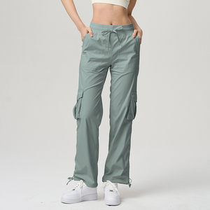 Women's Winter Floral Outdoor Running Formal Work Pants Light Quick-Drying Anti-Pilling Multi-Pocket <strong>Harem</strong> <strong>Trousers</strong> Flat Front - Product Image 5