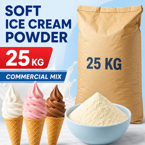<span class=keywords><strong>Polvere</strong></span> per Gelato Soft 25kg, Uso Domestico e Commerciale, Vari Gusti, per Chioschi e Produzione Fai-da-Te, Vendita Diretta dalla Fabbrica, Professionale, Scadenza 18 Mesi - Product Image 1