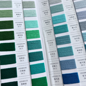 Fil fantaisie en laine mérinos teint écologiquement 26Nm/2 pour machine à tricoter 12G en 343 couleurs pour la confection de pulls tendance - Product Image 2