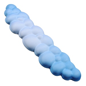 スーパーソフトメモリフォームロングサイズ雲型キーボードリストレストパッドソフトメモリ昇華オフィス大型レストパッド - Product Image 2