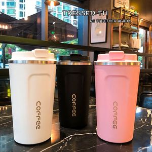 Customize Wholesale 380ml/500ml Coffee <b>Mug</b> Stainless Steel Tumbler with Lid Coffee Cup Tumbler Cups in Bulk - Product Image 2