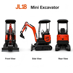 <span class=keywords><strong>Mini</strong></span>-excavatrice compacte sur chenilles OEM Custom JL18 Pro pour la <span class=keywords><strong>location</strong></span> et les travaux agricoles - Product Image 3