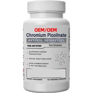 120 capsules végétales combattent les fringales 100% naturel 500Mcg chrome Picolinate compléments alimentaires - Product Image 1