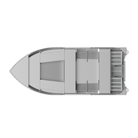 Bateau en aluminium soudé Offres Spéciales en usine avec portabilité de bateau à rames pliant pour les aventures de pêche en eau douce