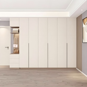 Armadio Moderno Regolabile in Legno Massello con Design Ecologico per Camera da Letto e Villa - Mobili per Camera da Letto - Product Image 1