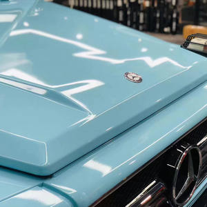 WRAPMASTER azul claro 1,52*17m cristal brillante PET PVC vinilo envoltura Película autoadhesiva cuerpo <span class=keywords><strong>coche</strong></span> envoltura para Auto envolver coches - Product Image 4