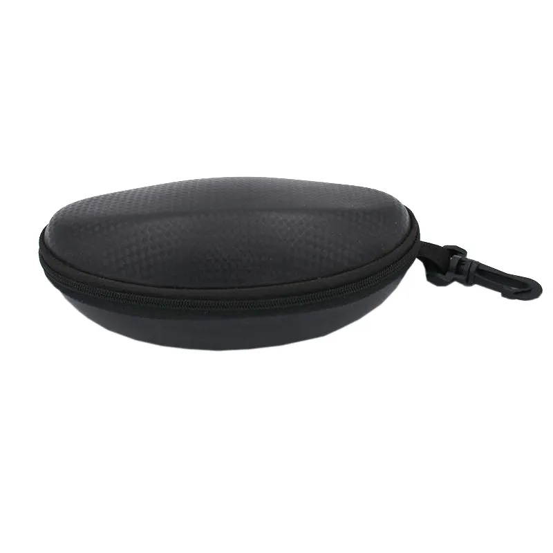 High quality black zipper hard shell waterproof storage EVA glasses case luxury sunglasses box case
