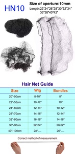 <span class=keywords><strong>Filet</strong></span> à cheveux <span class=keywords><strong>Invisible</strong></span> de couleur Blonde noire, ouverture élastique de 5mm 20 pouces, <span class=keywords><strong>filet</strong></span> à cheveux en maille pour perruque, <span class=keywords><strong>filet</strong></span> à cheveux de danse pour petits pains filets à cheveux en Nylon - Product Image 6