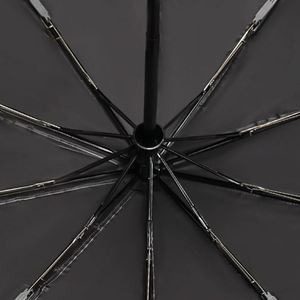 Outdoor Satisfaction Guarantee Promotional Automatic Wedding Umbrella 3-Fold Design Bag <b>Hook</b> Customizable Color Material Modern - Product Image 6