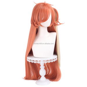 Perruque de cosplay anime Zhu Shengda Hell Inn Cherry Bomb Gradient Tiger Clip 100cm - Product Image 4