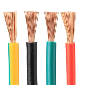 1.5 mm 2.5 mm 4mm 6mm soft copper core wire and cable room wire construction wire 4mm PCV cable