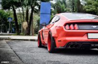 Diffuseur de pare-chocs arrière en fibre de carbone de style CMST de haute qualité pour Ford Mustang S550 2.3 3.0 2014-2017 Diffuseur arrière en fibre de carbone
