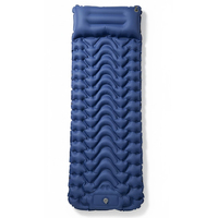 Haute qualité léger Compact étanche plaine gonflable Camping matelas pneumatique pompe intégrée randonnée en plein air sac à dos rapide