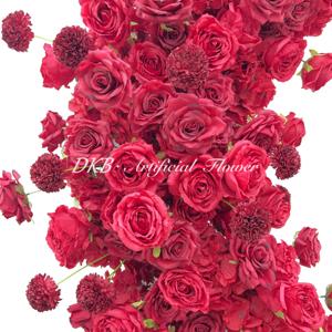 2024 fournitures de décoration de mariage mariage en forme de coeur fleur arc de mariage - Product Image 6