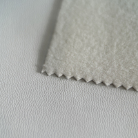 Cuir PVC avec doublure en velours de coton imitation 160 g/m², cuir Rexine pour canapé, prix avantageux, cuir artificiel blanc
