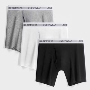 I produttori hanno personalizzato gli Shorts della biancheria intima degli uomini del <span class=keywords><strong>cotone</strong></span> degli uomini gli Shorts del Boxer della dimensione più grande del Boxer per gli uomini Underpant - Product Image 2