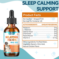 Gouttes de mélatonine de marque privée OEM supplément de mélatonine pour le sommeil sublingual apaisant extra fort