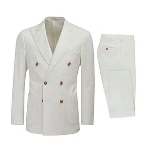 Abiti da Uomo su Misura MTM Blu Navy per Matrimonio <span class=keywords><strong>Smoking</strong></span> per lo Sposo Giacca Nera Pantaloni <span class=keywords><strong>Gilet</strong></span> Stile Formale Blazer Completo Uomo - Product Image 2