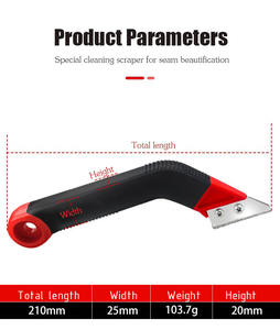 세라믹 기계 공구 DIY 그라우트 제거 코킹 엣지 도구 드라이 월 마감 조인트 스크레이퍼 - Product Image 3