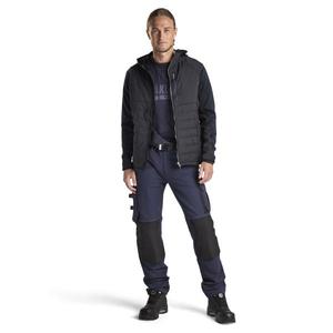 BLAKLADER - 593021178699XS Chaqueta híbrida Azul marino oscuro/Negro-EAN 7330509722787 CHAQUETAS DE TRABAJO INVIERNO SOFTSHELL Y CHAQUETAS ACOLCHADAS - Product Image 3