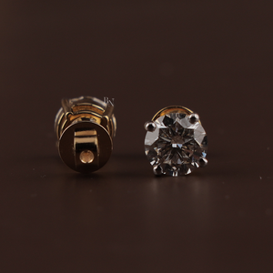Elegantes Pendientes de Diamantes Cultivados en Laboratorio para Mujer, Plata, Oro de 10K, Oro de 14K, Oro de 18K, Joyería Clásica, Colección de Regalos - Product Image 2