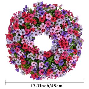 Artificial Violet <b>Wreath</b> - Product Image 1