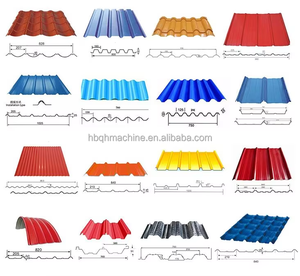 Tùy chỉnh tốc độ cao khung kim loại sóng sóng giá rẻ Roof Panel cuộn tạo thành máy với hệ thống điều khiển PLC - Product Image 3