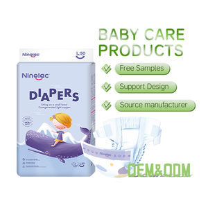 Couches pour bébé jetables ultra-minces à haute absorption personnalisées OEM de Chine Vente en gros de couches chouchoutées de haute qualité pour bébés - Product Image 1